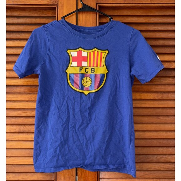 FCB FC Barcelona The Nike Tee T Shirt Size Youth Large L - Picture 1 of 4